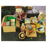 Christmas decor- stocking hangers, ornaments,