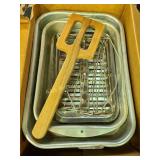 Metal baking pans, disposable aluminum baking