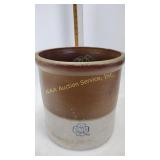 5 gallon two-tone crop with canning lids, some