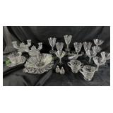 Etched Crystal stemware- 6 goblets, 6