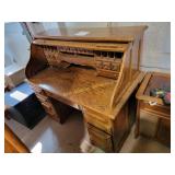 Oak creek by riverside Roll top desk 54 x 28 x 49