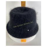 Vintage vinyon,, wool and angora hat. Made in