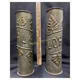 WWI trench art shells from Alsace-Lorraine, a