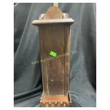 Antique walnut shrine for religious statue