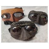 Leather face shield Eyewear