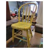 Painted wood chair
