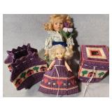 Dolls, Kleenex holder