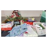 Beach towels, filing boxes, misc women