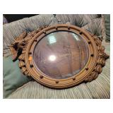 Framed mirror, eagle