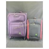 Ricardo Beverly Hills purple rolling suitcase,