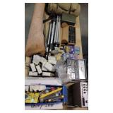 2 mhz function generator, box of fuses, 2 boxes