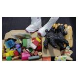 Vintage toys - Humpty dumpty, building blocks,