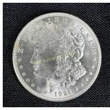 1921 Morgan Dollar, no mint mark, in good