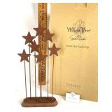 Willow tree metal star backdrop in box