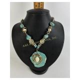 Chunky turquoise necklace