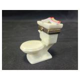 PHB toilet porcelain trinket box