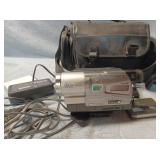 Sony camcorder with case