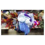 Misc holiday wreaths and decor, Harper pottery