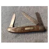 Old timer knife three blade