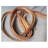 Light colored leather straps