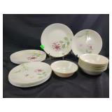 Corelle dishes - 8 bowls, 8 salad plates, 8