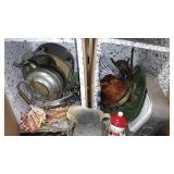 Roaster pan, kettle, pitcher, steamer basket,