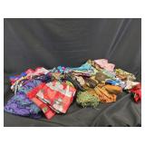 Scarves, chiffon and others, variety