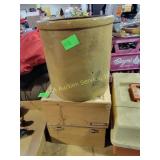 Small crock- chips along bottom Edge, Caribbean