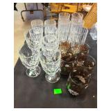 Drinking glasses - Libby Brown flower set of