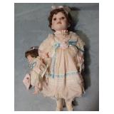 Traditions dog collection doll with miniature