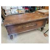 Cedar Chest, with key, heavy wear