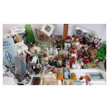 Christmas candle holders, figurines and CD