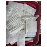 McKesson ABD sterile pads, plastic storage tote