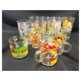 Character themed glasses ( Muppets, Garfield,