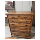 Wooden Chest of drawers 36"x19"x45" some