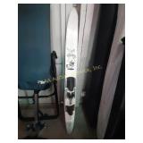 Vintage "challenger" skis- 67.5"x 6.5", chippy