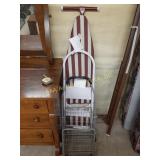 Ironing board- 54"x14", step ladder- top step 20"