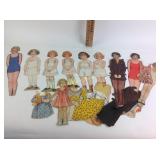 Vintage paper dolls