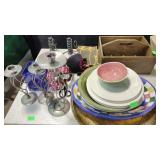 Ceramic dishes, (bowls, plates, serving trays),