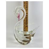 Formia Vetri di Murano art glass swan