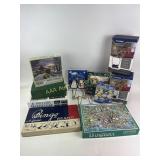 Bingo-Beano game, puzzles, Scrapbooking items, TV
