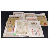 Vintage paper dolls