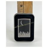 Moon and mountain Zippo lighter