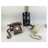 Vintage rotary telephones