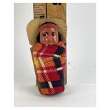 Native American papoose dolls for tourist trade