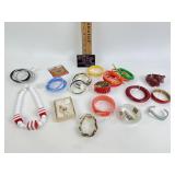 Jewelry (plastic bangles, bracelets, dog pins)