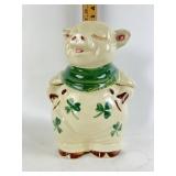 Shawnee pottery pig cookie jar ( chips and