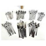 Stainless, assorted flatware