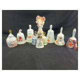 Assorted bells (some bone china and fine bone