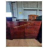 Chest of drawers- 59.5"x19"x42.5", some